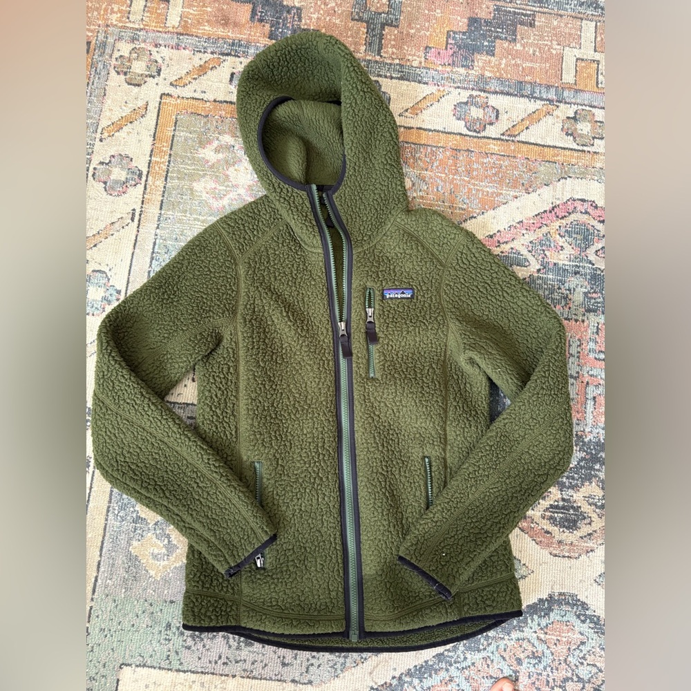Patagonia Forest Green Fleece Jacket